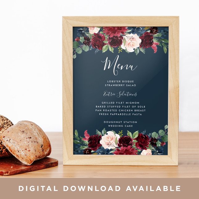 Póster Rótulo del menú de la explosión radiante (Subido por el creador)