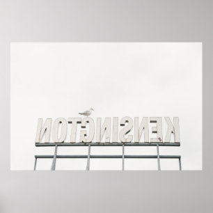 PÓSTER RÓTULO DEL MERCADO DE KENSINGTON, TORONTO, CANAD