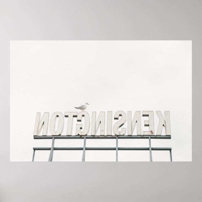 Póster Rótulo DEL MERCADO DE KENSINGTON, TORONTO, CANADÁ (Frente)