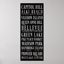 Rótulo del Metro de Seattle