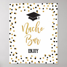 Póster Rótulo del partido de graduación NACHO BAR Purpuri