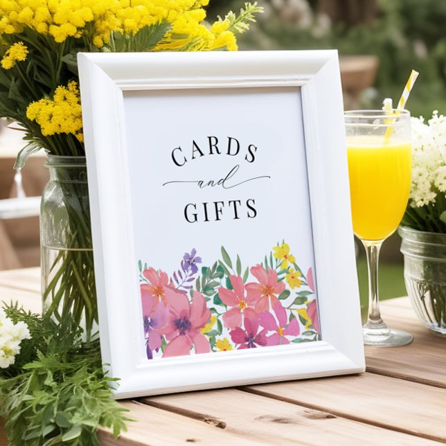 Póster Rótulo elegante de flores tropicales y tarjetas de (Subido por el creador)