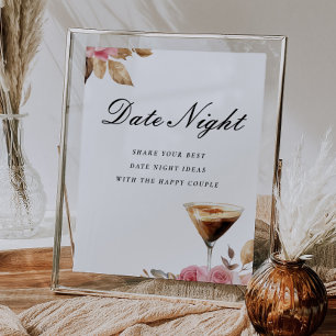 Póster Rótulo Espresso Martini Bridal Shower