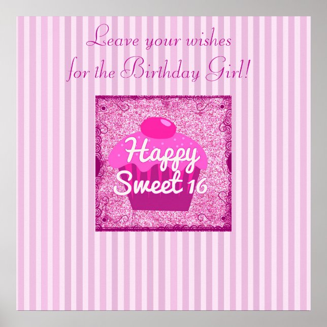 Póster ¡Rótulo este Poster de cumpleaños! Poster personal (Frente)