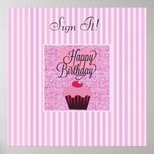 Póster ¡Rótulo este Poster de cumpleaños! Poster personal