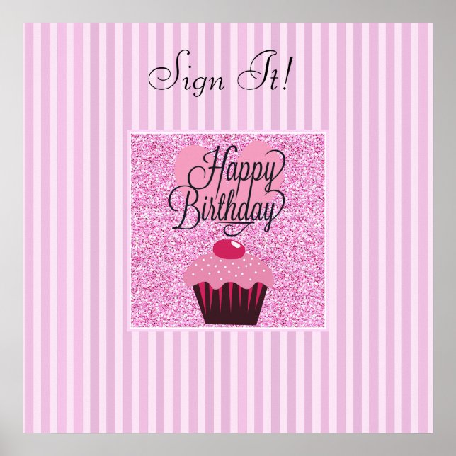 Póster ¡Rótulo este Poster de cumpleaños! Poster personal (Frente)