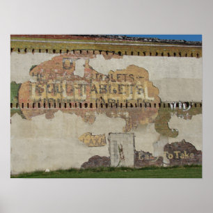 Póster Rótulo fantasma en Brighton, Iowa