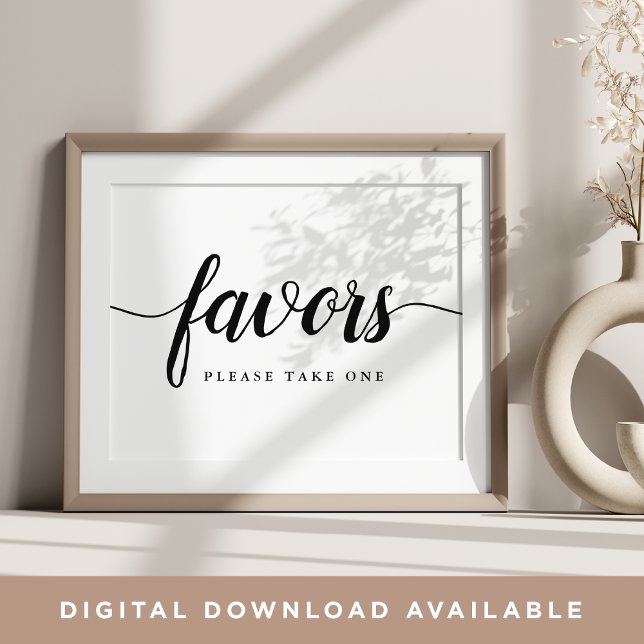 Póster Rótulo favorito de la boda de la caligrafía negra  (Subido por el creador)