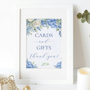 Póster Rótulo Fiesta de tarjetas y regalos de flores de h