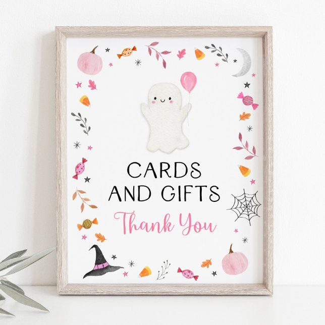 Póster Rótulo Fiesta de tarjetas y regalos para Fantasma  (Subido por el creador)