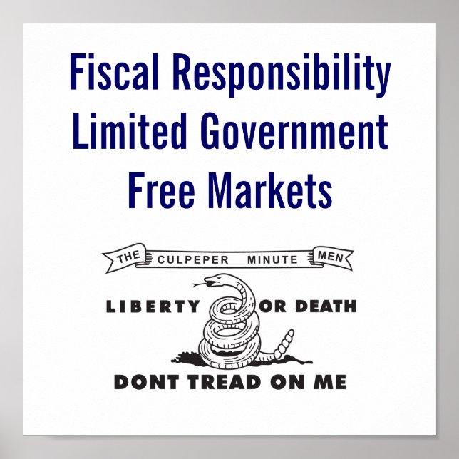 Póster Rótulo Fiesta de té (Frente)