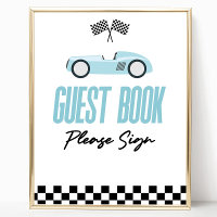 Rótulo Fiesta del libro de los huéspedes de Blue R