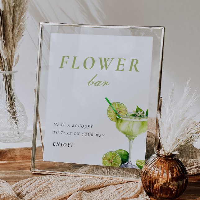 Póster Rótulo Flower Bar Mexican Fiesta Bridal Shower (Subido por el creador)