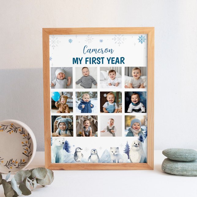 Póster Rótulo fotográfico de primer año de animales del Á (Subido por el creador)