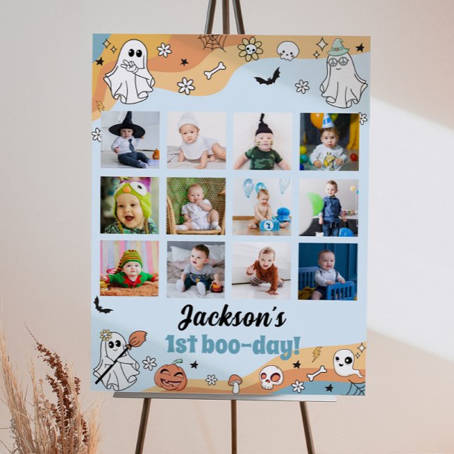 Póster Rótulo fotográfico de primer año de Groovy Ghost (Subido por el creador)