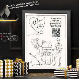 Póster Rótulo Hand draw Share the Love Wishing Well