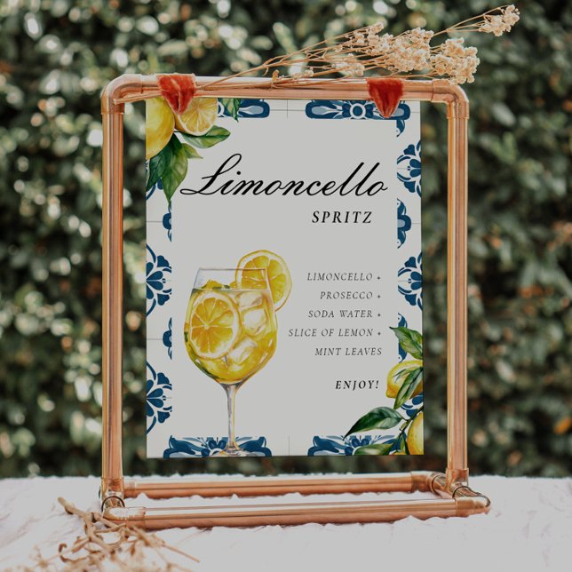 Póster Rótulo Limocello Spritz Lemon Positano Bridal Show (Subido por el creador)