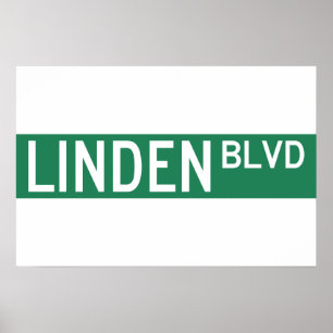 Póster Rótulo Linden Boulevard