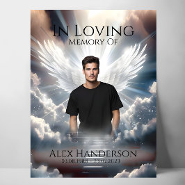 Póster Rótulo Memorial de Ascensión del Ángel Radiante