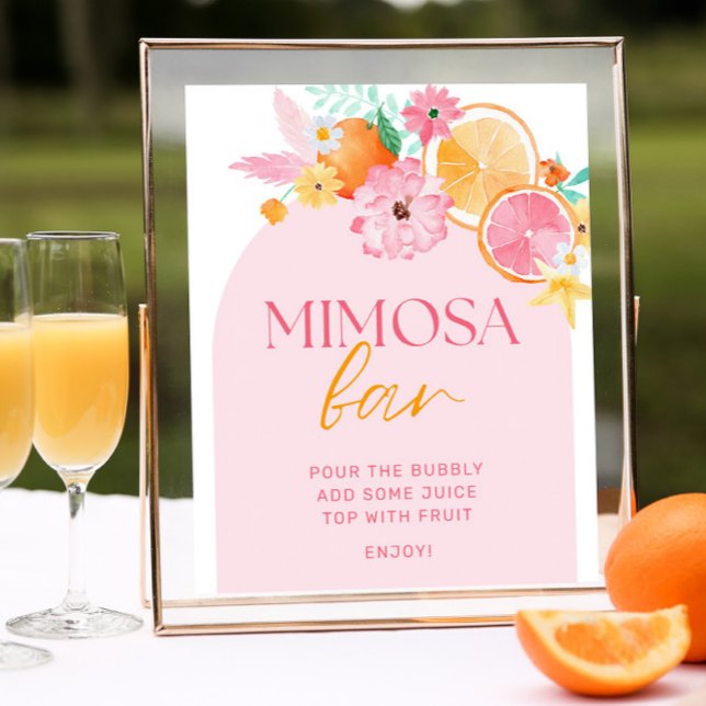 Póster Rótulo Mimosa Bar con ducha de novia principal (Subido por el creador)