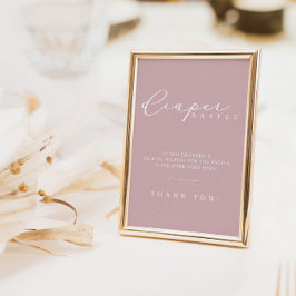 Póster Rótulo minimalista de la estación de Raffle Baby S