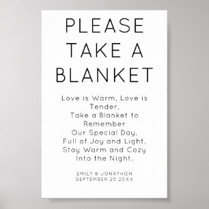 Póster Rótulo minimalista de llevar un Boda abierto