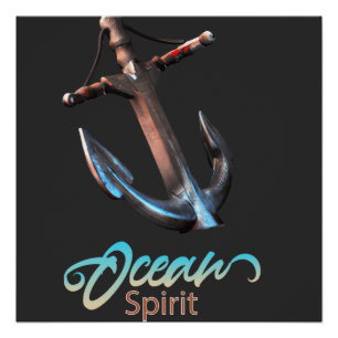 Póster Rótulo Ocean Spirit