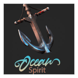 Póster Rótulo Ocean Spirit