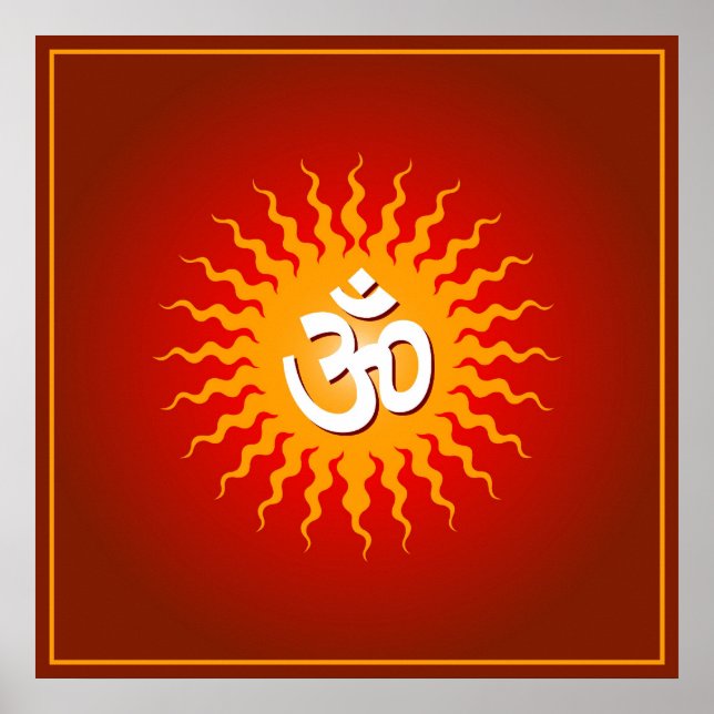 Póster Rótulo Om (Frente)