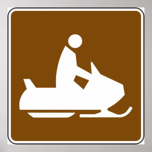 Póster Rótulo para motos acuáticas