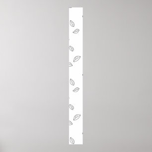 Póster Rótulo Peatonal Vertical, Gris Oscuro