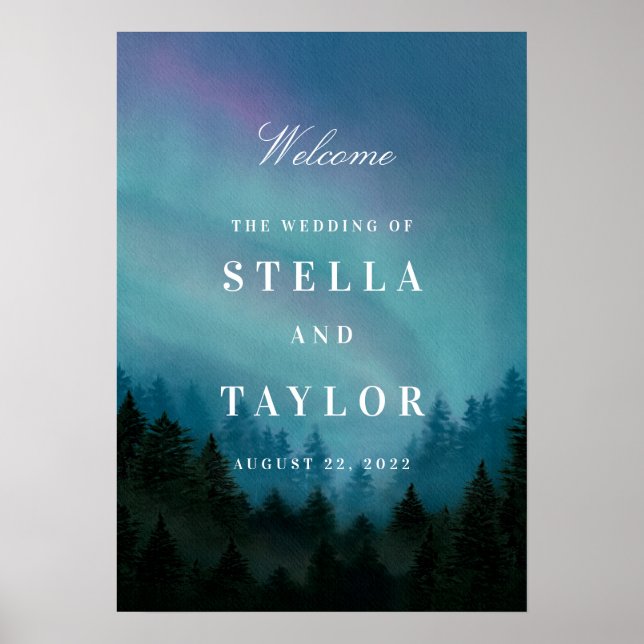 Póster Rótulo Poster Aurora (Frente)