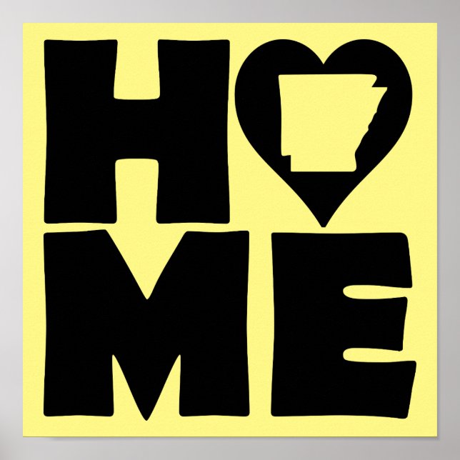 Póster Rótulo Poster de Estado del Corazón de Casa de Ark (Frente)