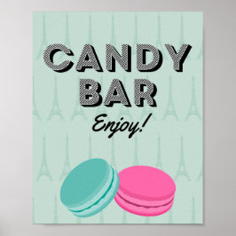 Póster Rótulo Poster del Birthday Candy Bar