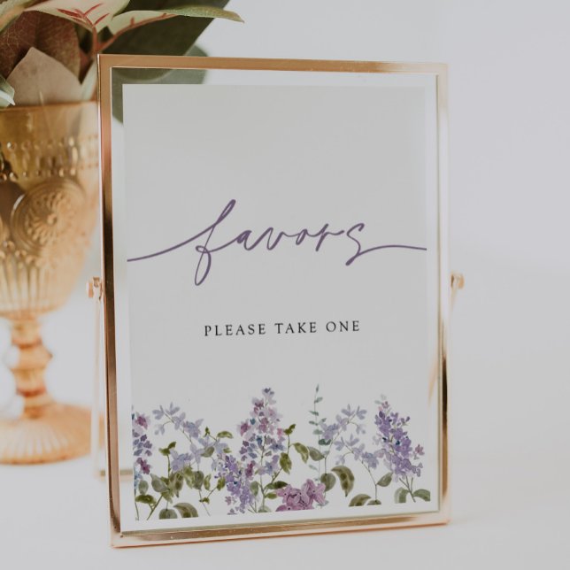 Póster Rótulo Purple Lilac Favor (Subido por el creador)