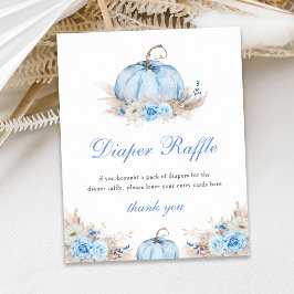 Póster Rótulo Raffle de calabaza