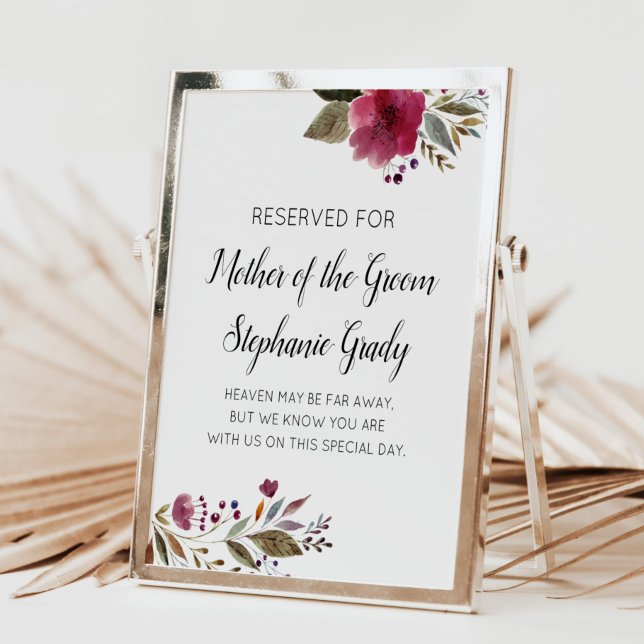 Póster Rótulo reservado para la madre del Boda de Borgoña (Subido por el creador)