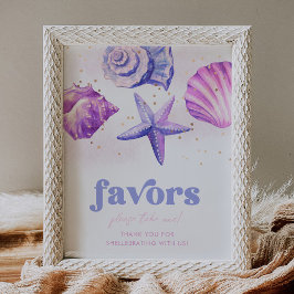 Póster Rótulo Shellebrate Favors