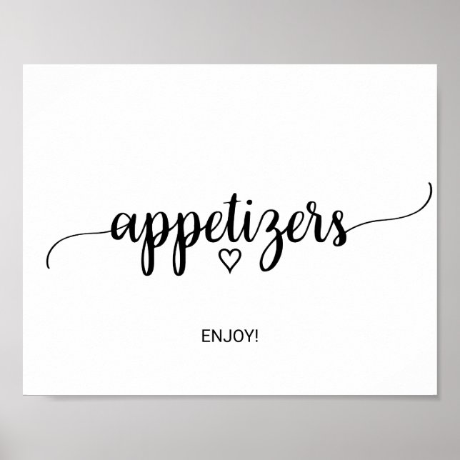 Póster Rótulo simple de digitalizadores de caligrafía neg (Frente)