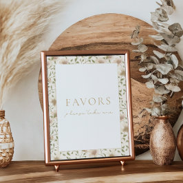 Póster Rótulo Somebunny Spring Easter Floral Favor