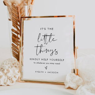 Póster RÓTULO STELLA Boda Bathroom Goodies