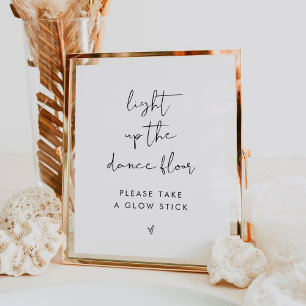 Póster RÓTULO STELLA Boda Glow Stick