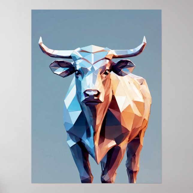 Póster Rótulo Taurus Zodiac (Frente)