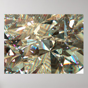 Póster Rótulo triangular de textura estratificada o chapa