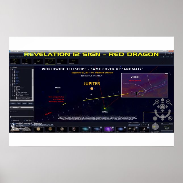 Póster Rótulo Virgo - 666 Star Field 3 (Frente)