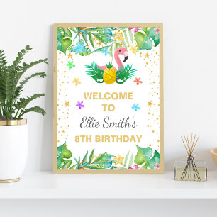 Póster Rótulos al aire libre Flamingo