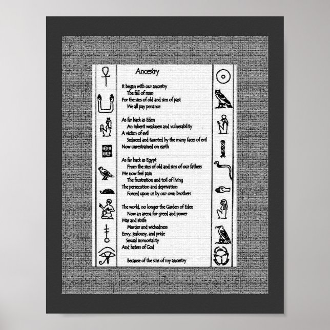 Póster Rótulos de debilidad (Frente)