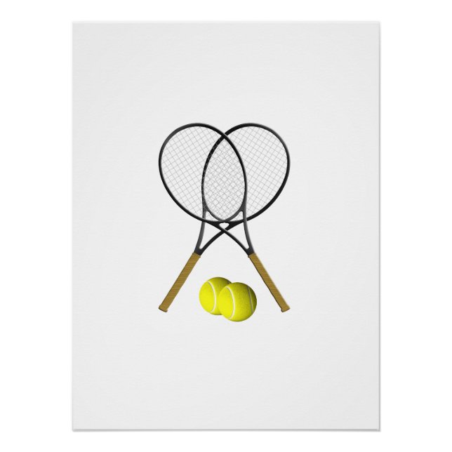 Póster Rótulos de tenis (Anverso)