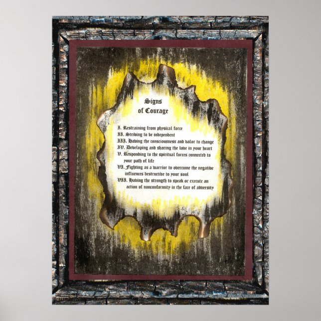 Póster Rótulos de valor (Frente)