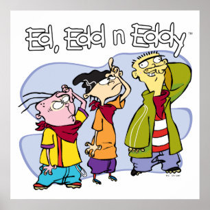 Póster Rótulos Ed, Edd, n Eddy Hand